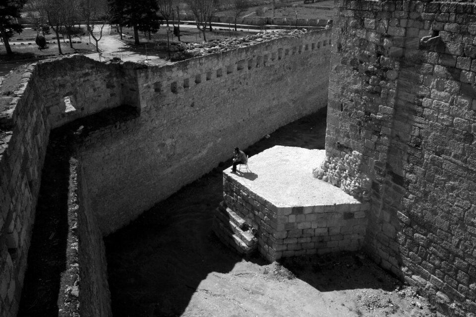 Castle stone romanesque