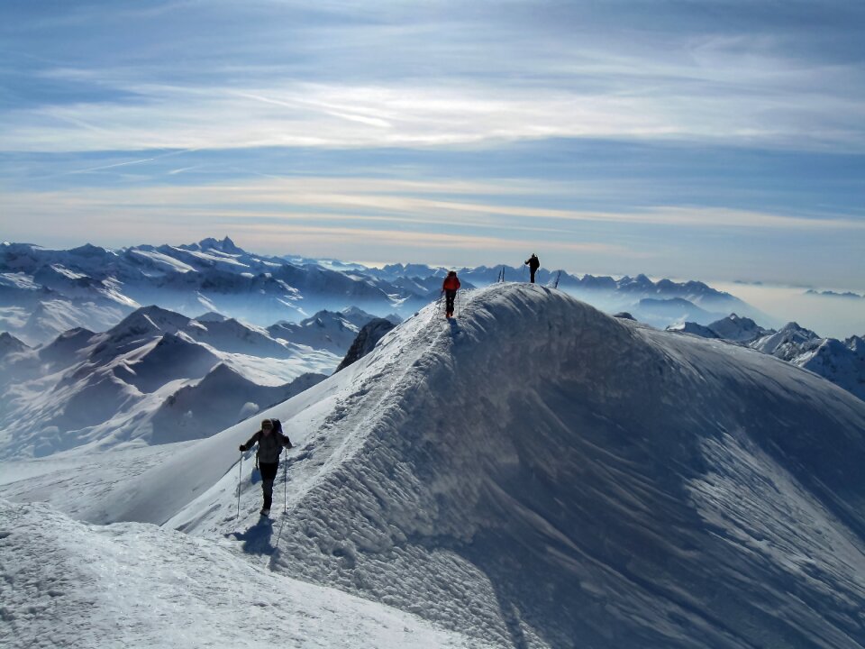 Snow austria hiking