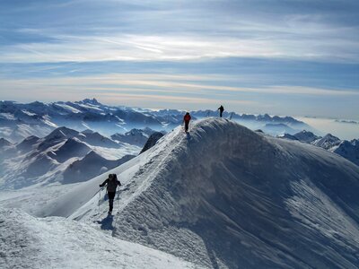 Snow austria hiking