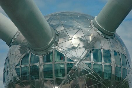 Atomium detail world's fair places of interest