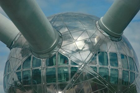 Atomium detail world's fair places of interest photo