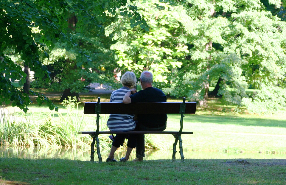 Park grandma grandpa
