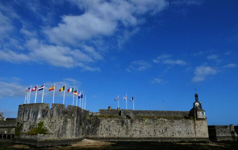 Fortress historic center flags