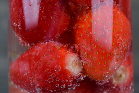 Fruit eating healthy photo