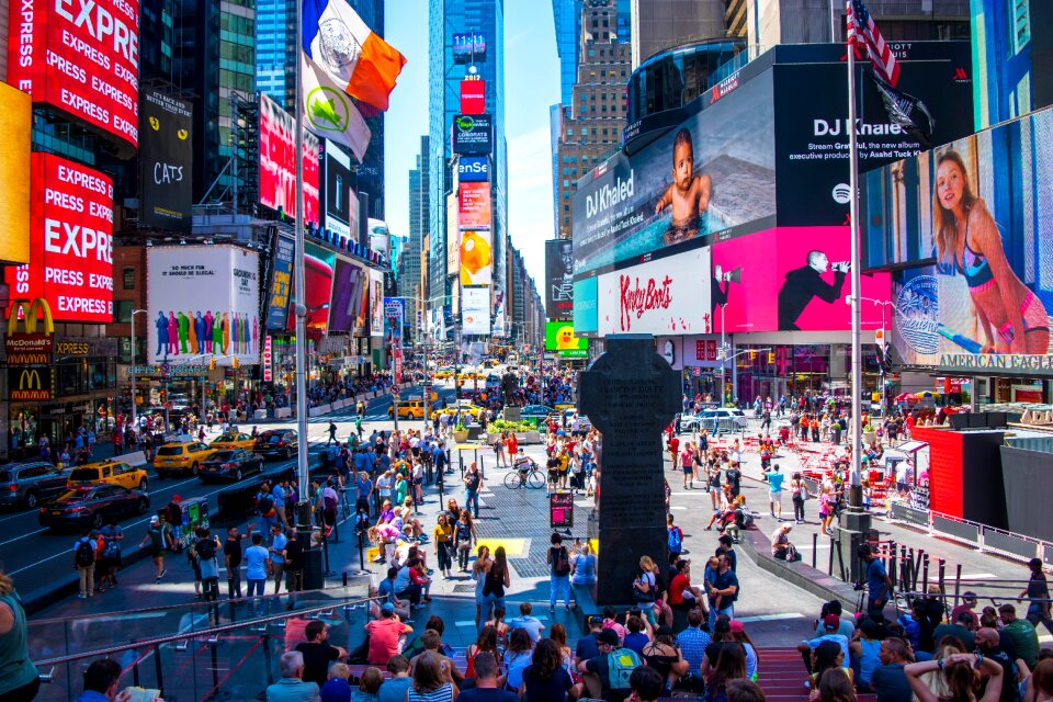 Downtown nyc downtown new york times square nyc photo