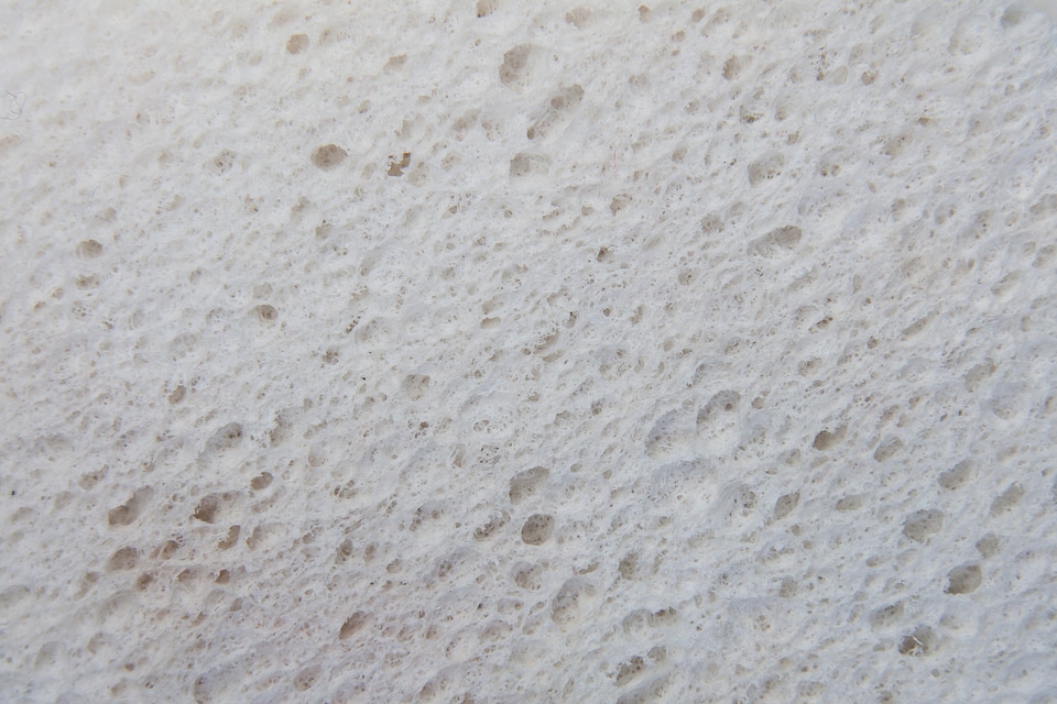 Texture bath sponge artificial