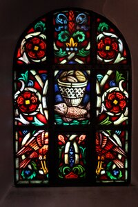 Stained glass window glass window window