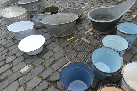 Blue blue bucket putz bucket
