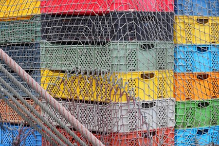 Boats crate fish