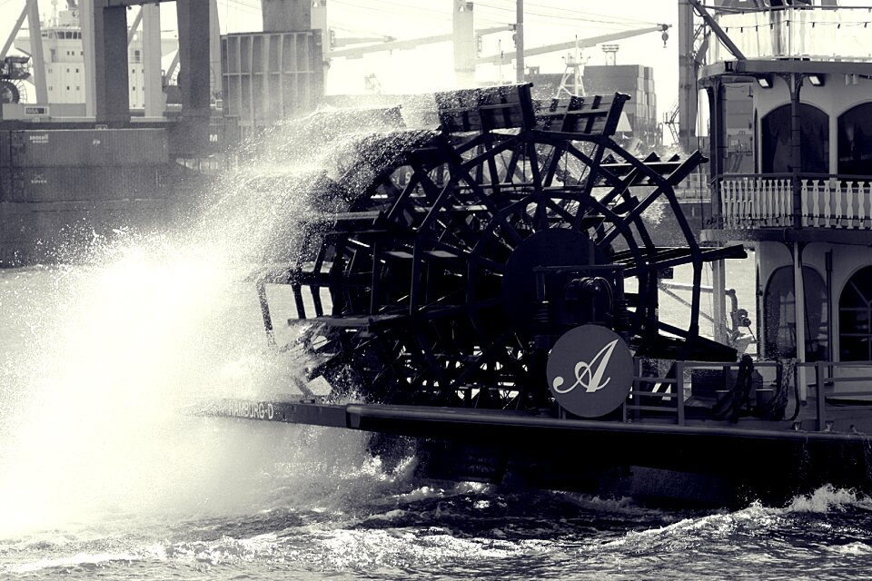 Hanseatic city of hamburg hamburgensien black and white photography
