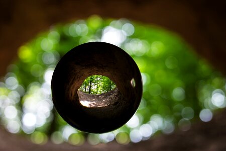 Eye photo sphere ball
