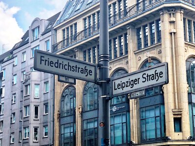 Leipziger strasse street road photo