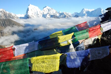 Nepal prayer flags tibetan flags