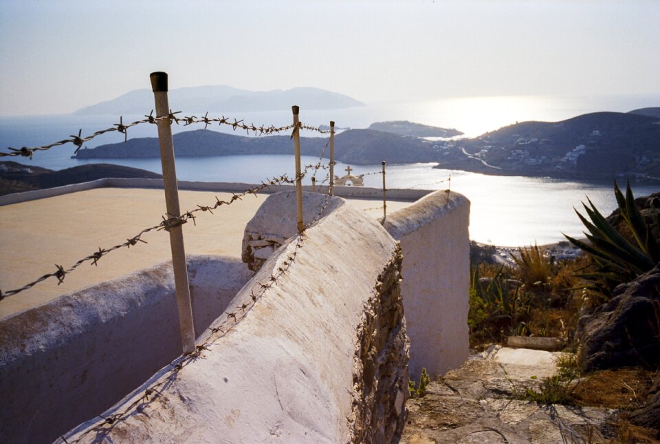Cyclades mediterranean island