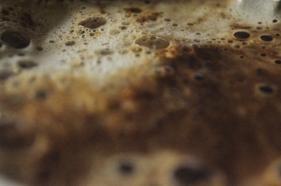 Bubbles coffee caffeine