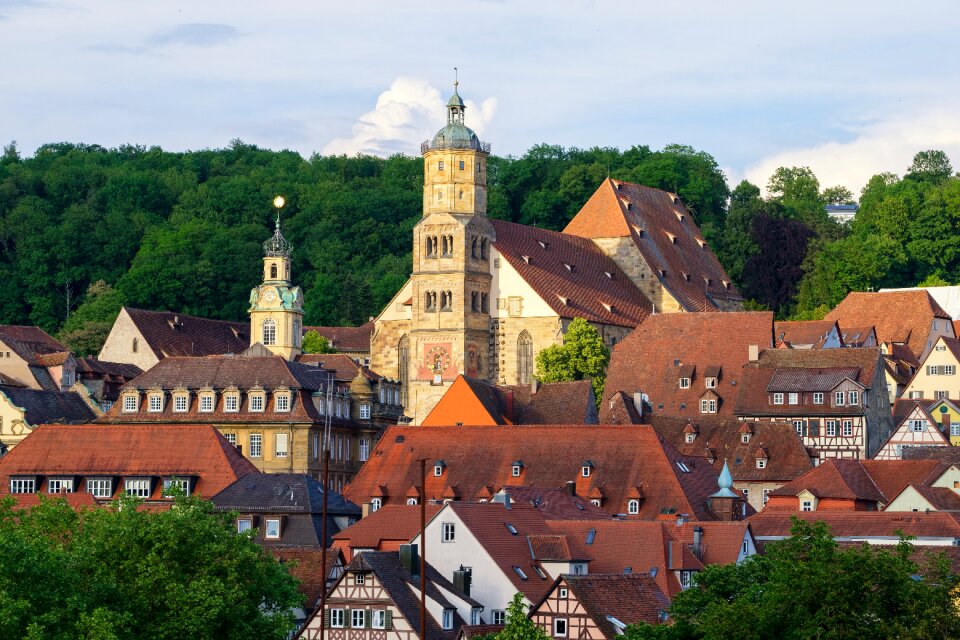 Historic center truss fachwerkhäuser