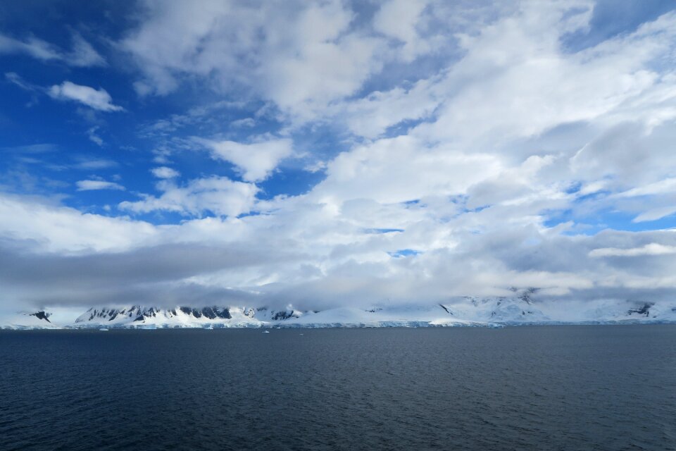 Sky landscape blue