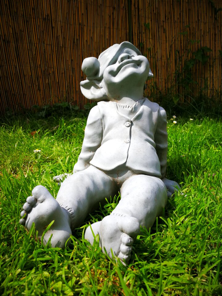 Garden sculpture imp