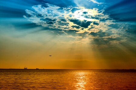 Sea sunset