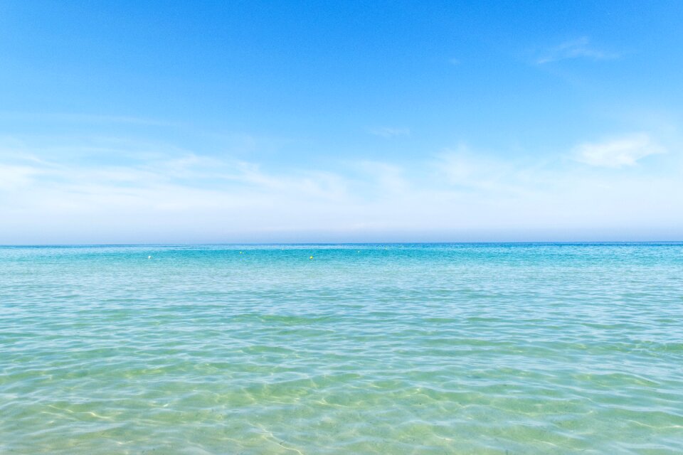 Beach summer sky
