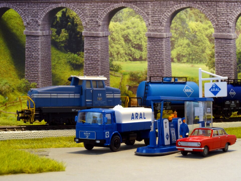 Diorama railway 70 years