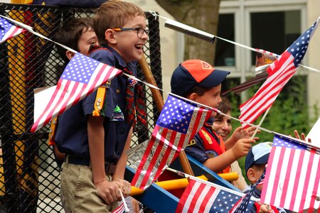 Memorial flag usa