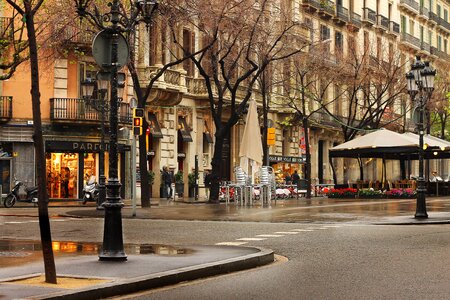 The façade of the tourism street