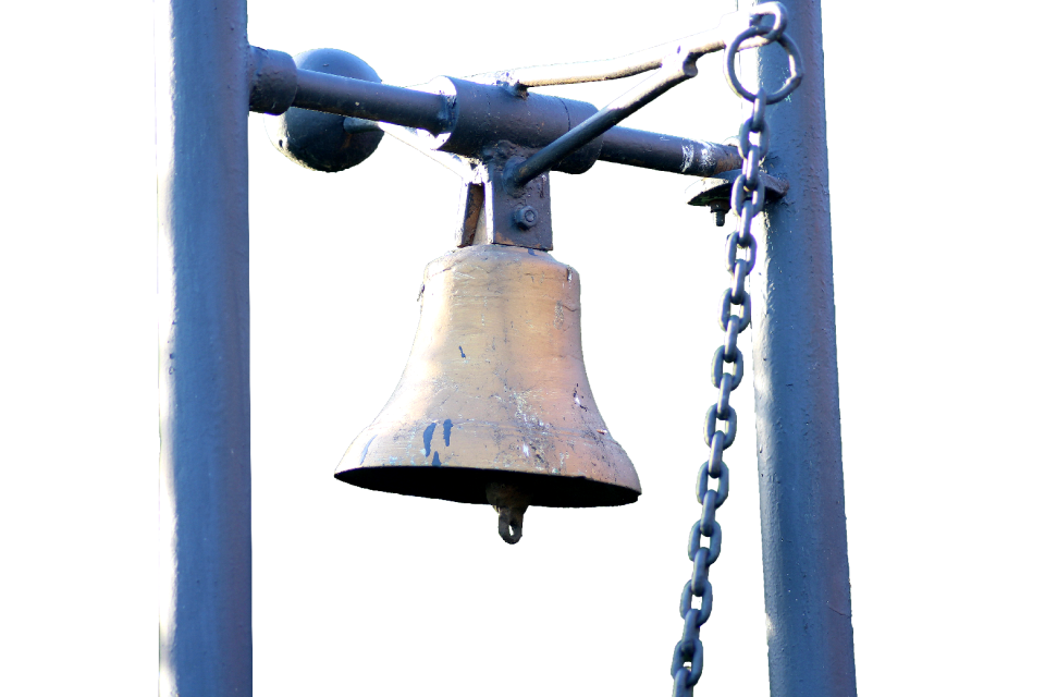 Metal church bell sound