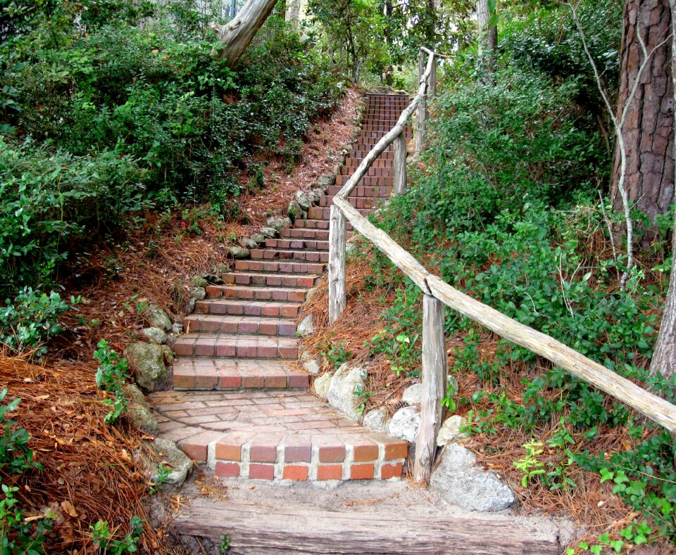 Stairway exterior garden