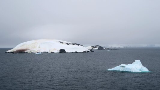 Sea frozen iceberg photo