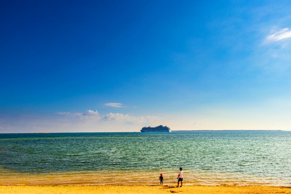 Cloud okinawa beach