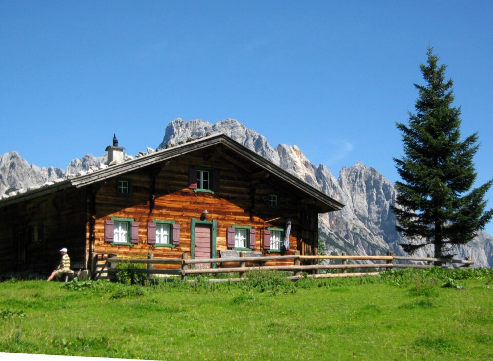 Litzlalm alpine hut Free photos