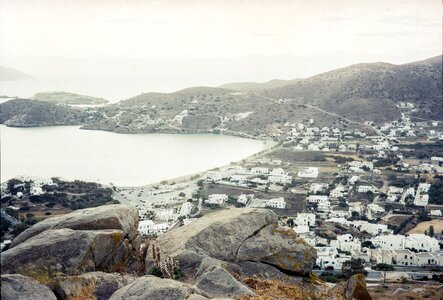 Cyclades mediterranean island