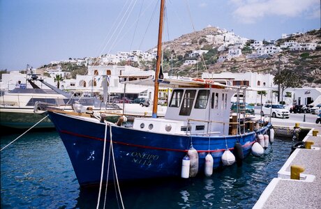 Cyclades mediterranean island photo