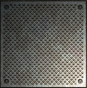 Texture metal tile