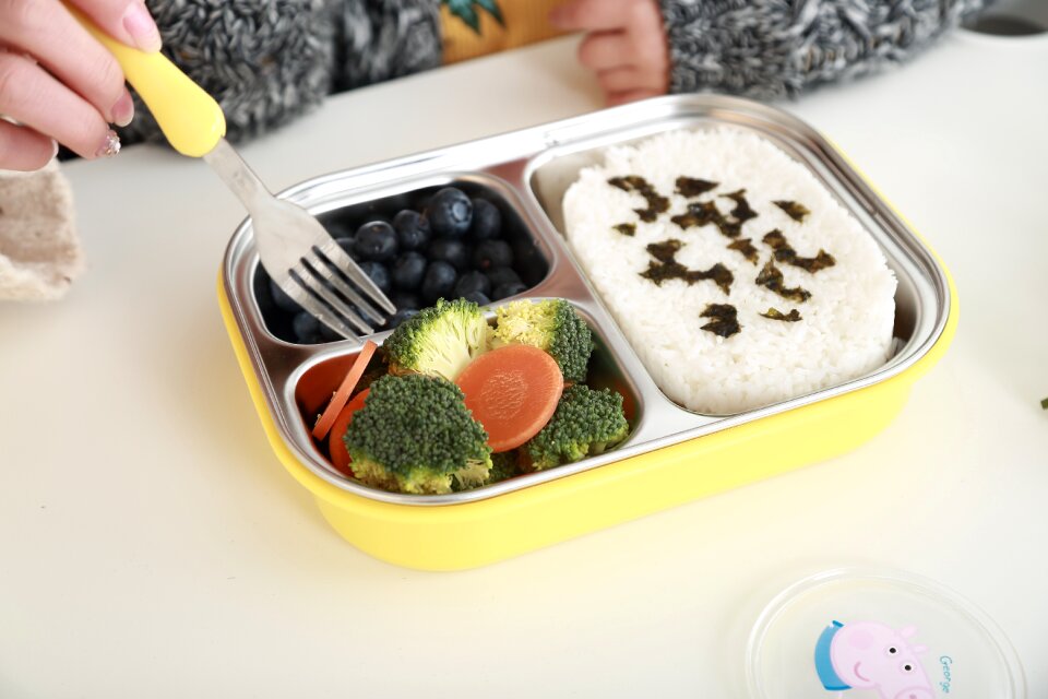 Children's tableware partition Free photos