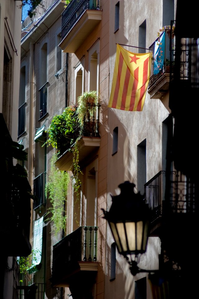 Street house balcony