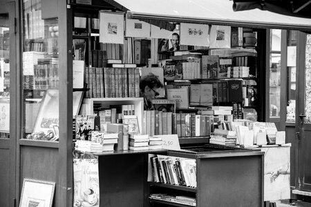 Shop bookstore owner bookshop photo
