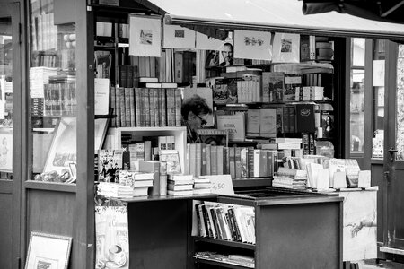 Shop bookstore owner bookshop