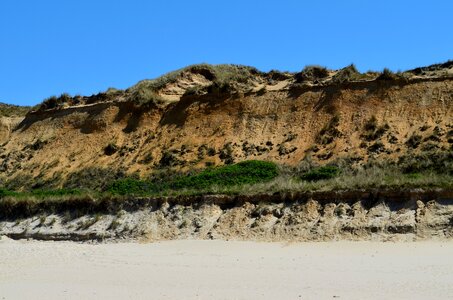 Red cliff demolition edge bank