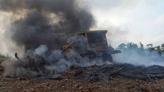 Dust bulldozer d6e