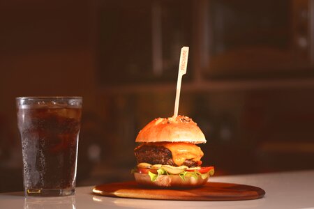 Burger food gastronomy photo