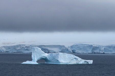 Iceberg blue frozen photo