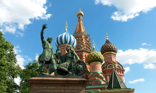Monument red square minin and pozharsky