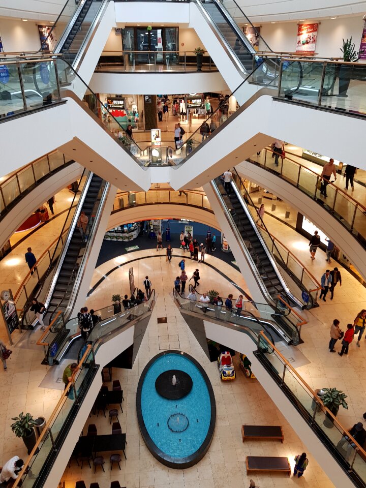 Purchasing architecture shopping centre