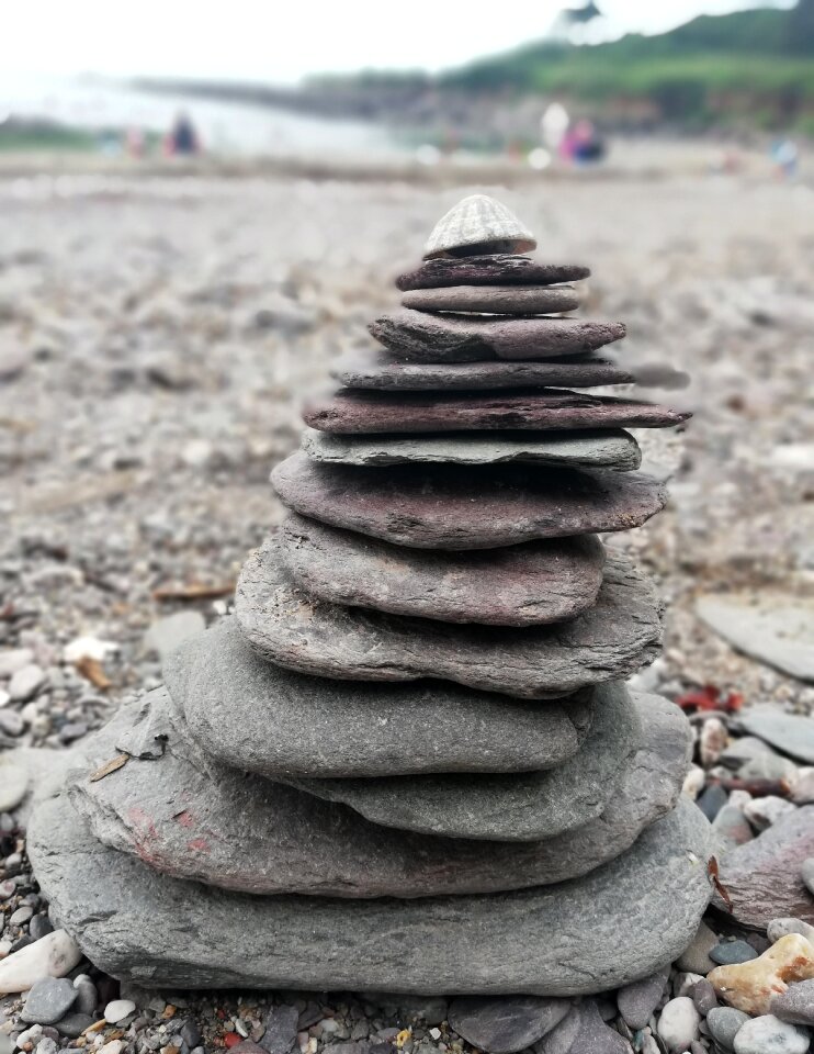 Stack stone pebble