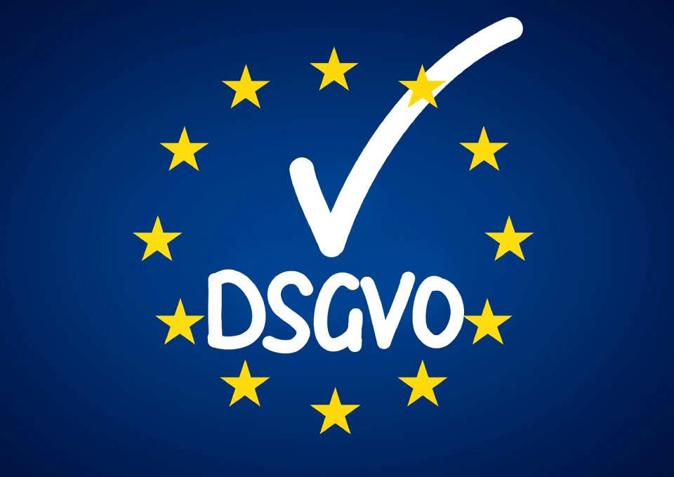 Data protection regulation icon graphic