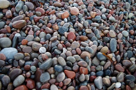 Beach stones sea