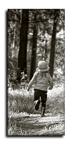 Joy young black and white