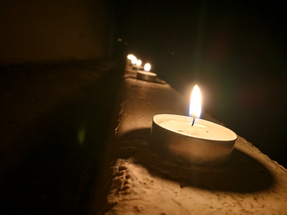 Candle diya celebration